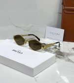 Celine Triomphe Metal 02 Graphic Frame Sunglasses - Image 5
