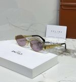 Celine Triomphe Metal 02 Graphic Frame Sunglasses - Image 4