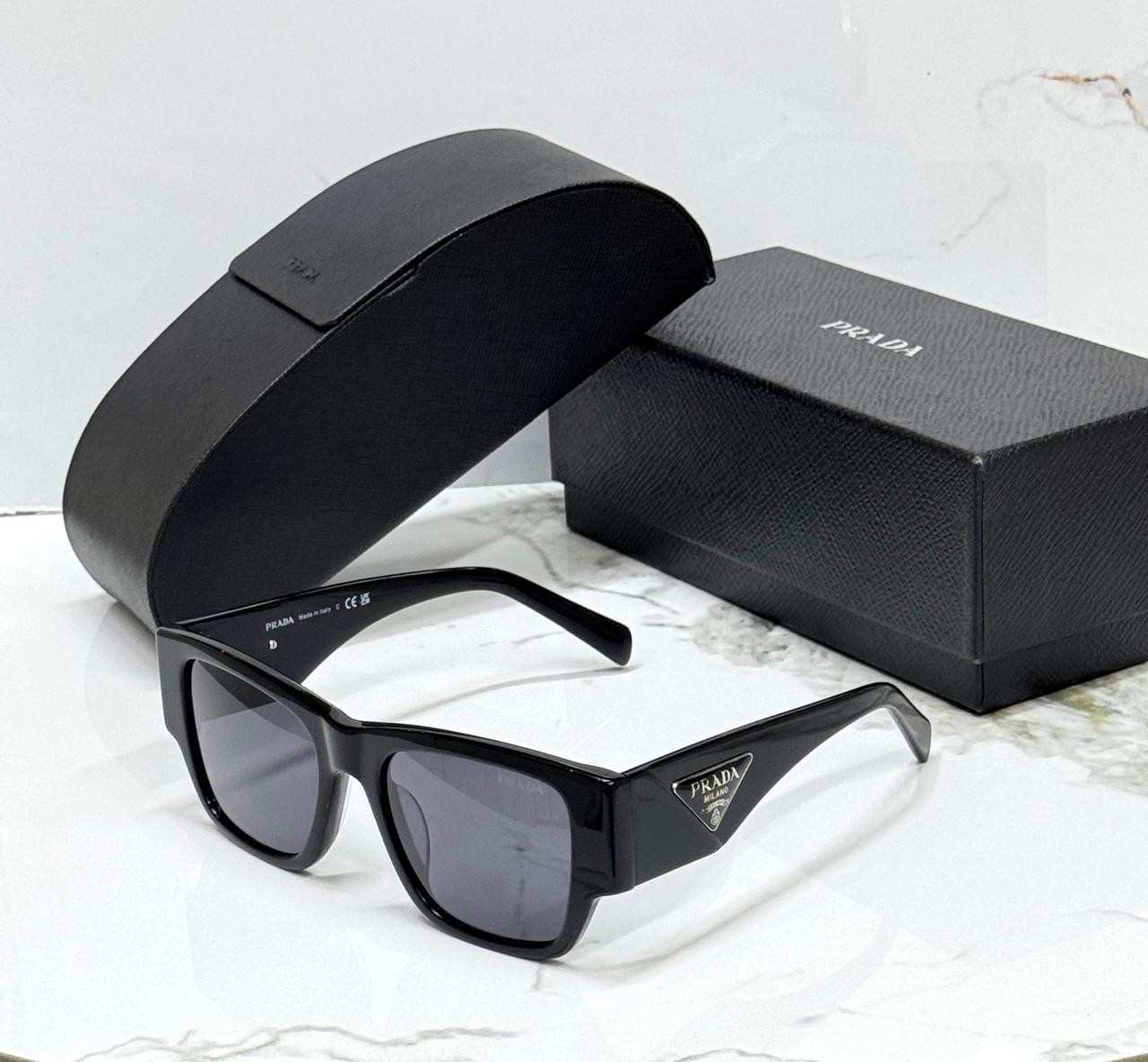 WhatsAppImage2026-04-20at2.01.52PM1 Prada triangle logo Unisex Sunglasses - Image 1
