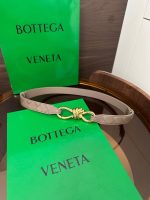 Bottega Veneta Intrecciato Leather Belt Knot Buckle - Image 5