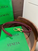 Bottega Veneta Intrecciato Leather Belt Knot Buckle - Image 4