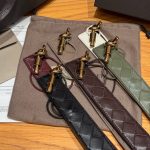 Bottega Veneta Intrecciato Leather Wide Belt Knot Buckle