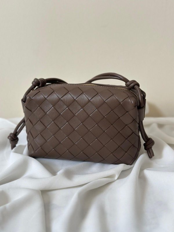 Bottega Veneta Loop Camera Mini Brown
