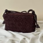 Bottega Veneta Loop Camera Mini Dark Brown
