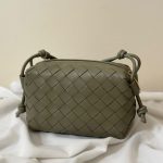 Bottega Veneta Loop Camera Mini Olive Green
