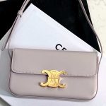 Celine Shoulder Bag Claude Triomphe Grey