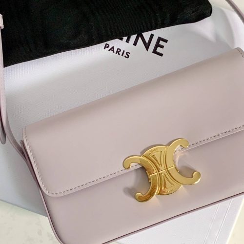 Celine Shoulder Bag Claude Triomphe Grey