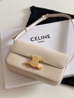 Celine Shoulder Bag Claude Triomphe Off White