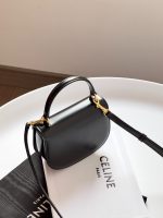 Celine Mini Besace Clea Bag Black