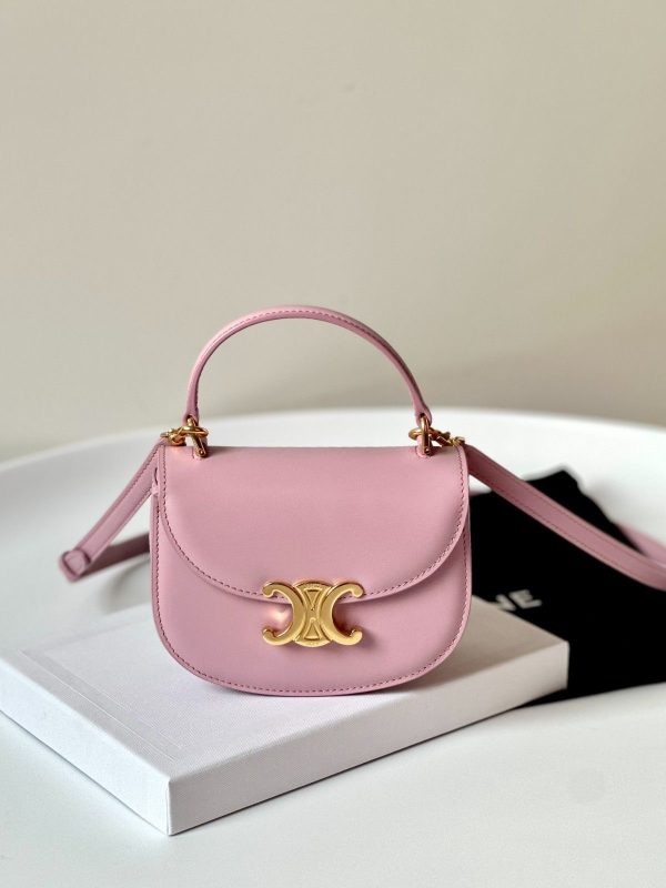 Celine Mini Besace Clea Bag Light Pink