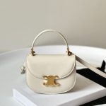 Celine Mini Besace Clea Bag White