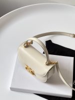 Celine Mini Besace Clea Bag White