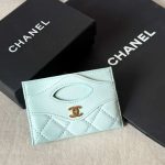 Chanel 31 Card Holder Baby Blue