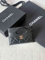 Chanel 31 Card Holder Black Caviar Leather