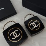 Chanel Black Makeup Palette Minaudiere Mirror Compact Beauty Box Clutch