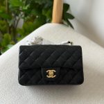 Chanel Black Caviar Mini Flap Bag