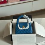 Chanel Kelly Bag Mini Blue Calfskin