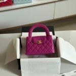 Chanel Kelly Bag Mini Fuchsia Pink Calfskin