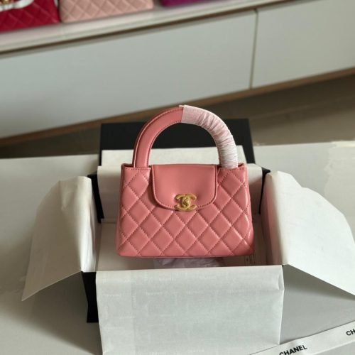Chanel Kelly Bag Mini Light Pink Calfskin