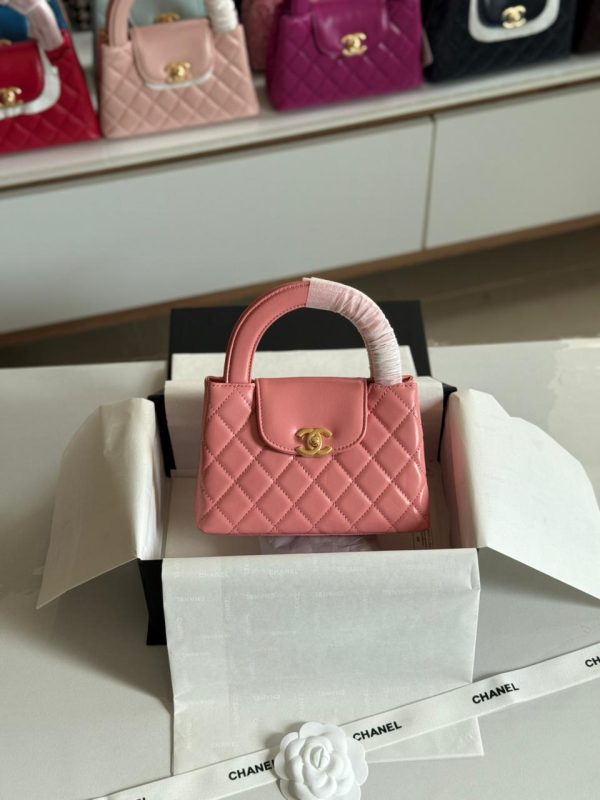 Chanel Kelly Bag Mini Light Pink Calfskin