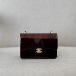 Chanel Tortoiseshell Plexi Mini Evening Clutch Bag