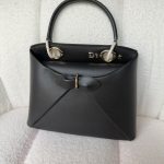Dior Cigale Black Shiny Supple Calfskin Leather Bag