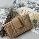 Dior Lady Dior Card Holder Jasmine Beige