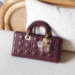 Dior Lady D-Joy Medium Burgundy Lambskin