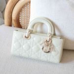 Dior Lady D-Joy Small Light Lime Green Lambskin