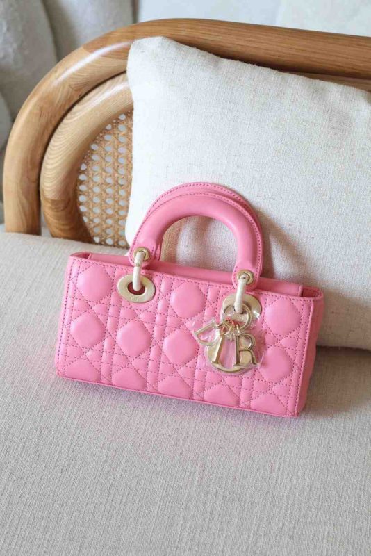 Dior Lady D-Joy Small Pink Cannage Lambskin