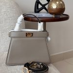 Fendi Peekaboo ISeeU Petite Dove Grey
