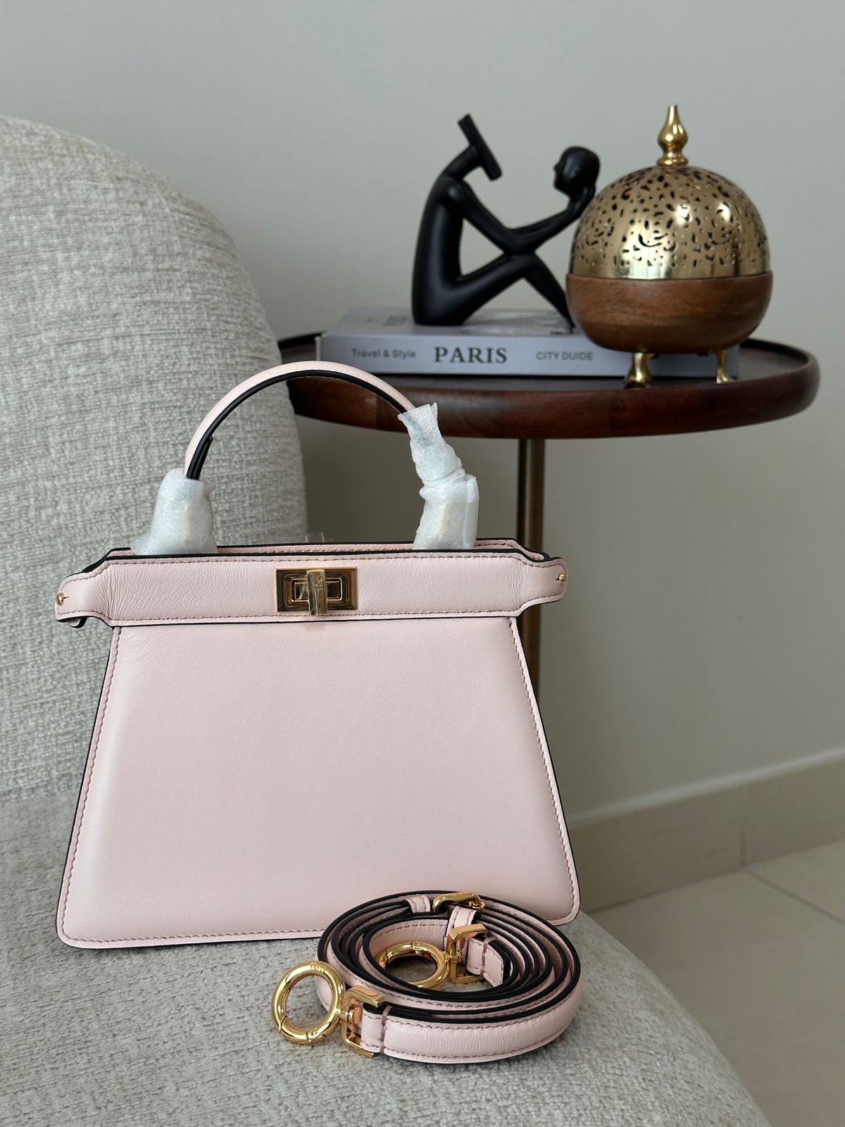 Fendi Peekaboo ISeeU Petite Pale Pink Fendi Peekaboo ISeeU Petite Pale Pink