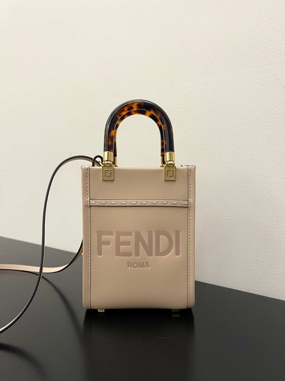 Fendi Sunshine Mini Tote Beige Fendi Sunshine Mini Tote Beige