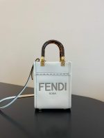 Fendi Sunshine Mini Tote Light Blue