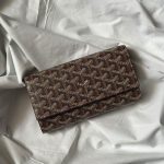 Goyard Wallet Varenne Continental Black Tan