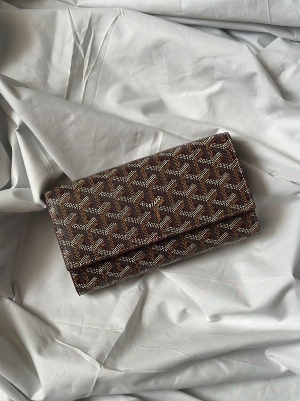 Goyard Wallet Varenne Continental Black Tan