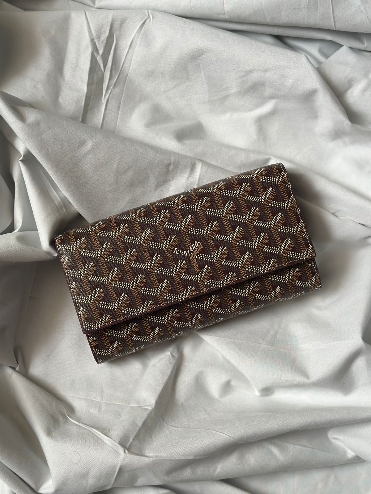 Goyard Wallet Varenne Continental Black Tan Goyard Wallet Varenne Continental Black Tan
