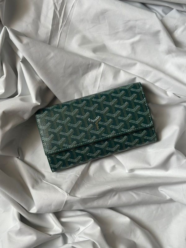 Goyard Wallet Varenne Continental Green