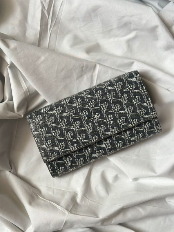 Goyard Wallet Varenne Continental Grey