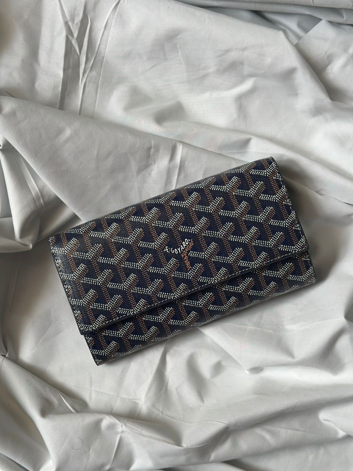 Goyard Wallet Varenne Continental Navy Blue Goyard Wallet Varenne Continental Navy Blue