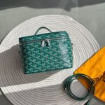 Goyard Muse Vanity Case Mini Green