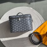 Goyard Vanity Case Muse Mini Grey Canvas