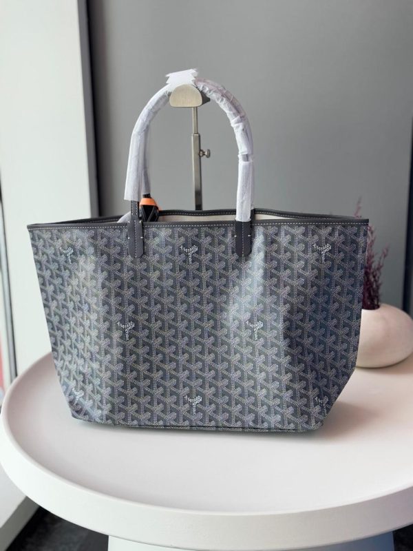 Goyard Saint Louis PM Tote Bag Grey