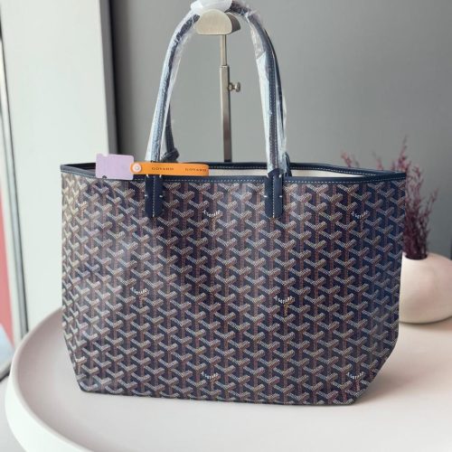 Goyard Saint Louis PM Tote Navy Blue