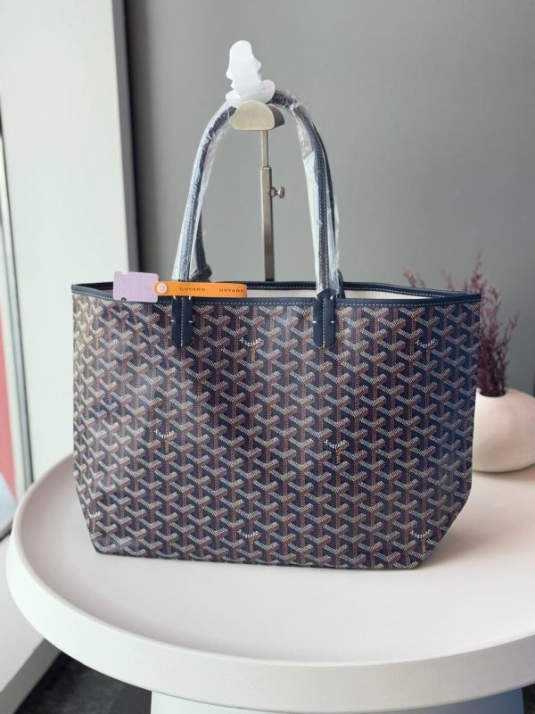 Goyard Saint Louis PM Tote Navy Blue