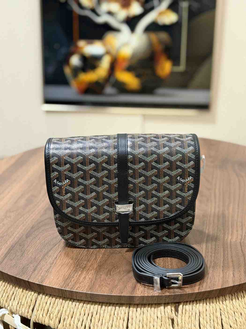 Goyard Belvedere PM Bag Black Goyard Belvedere PM Bag Black