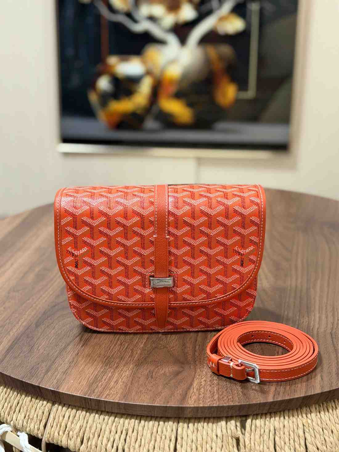 Goyard Belvedere PM Bag Orange Goyard Belvedere PM Bag Orange