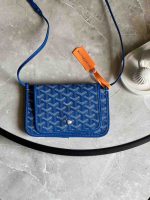 Goyard Plumet Pouch-Wallet Sky Blue