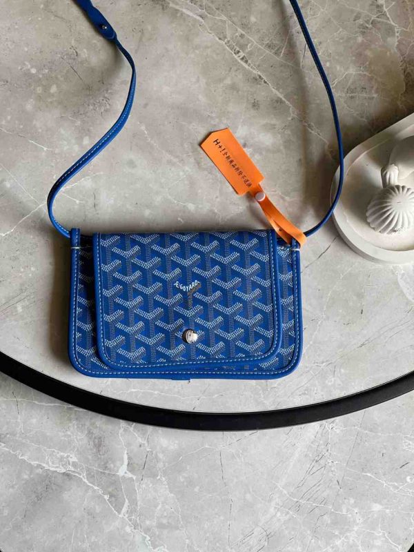 Goyard Plumet Pouch-Wallet Sky Blue