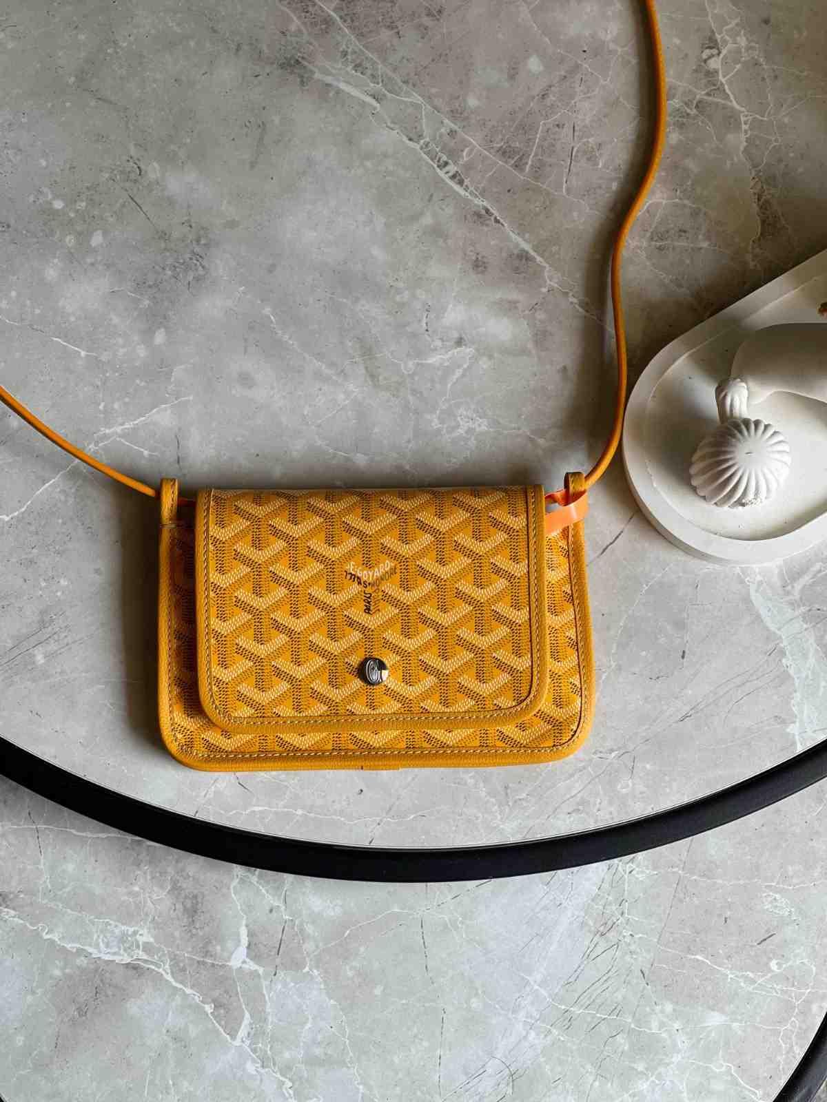 Goyard Plumet Pouch-Wallet Yellow Goyard Plumet Pouch-Wallet Yellow